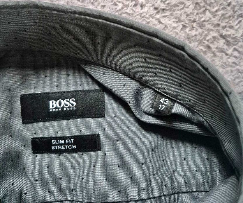 Koszula męska wizytowa do garnituru HUGO BOSS rozmiar XL 43  Slim Fit