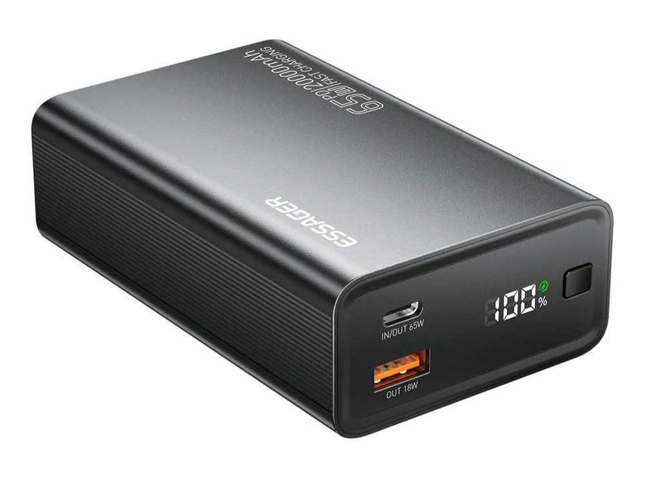PowerBank для ноутбука‼️Essager 65W‼️20000mAh / 74Wh‼️Оригінал‼️