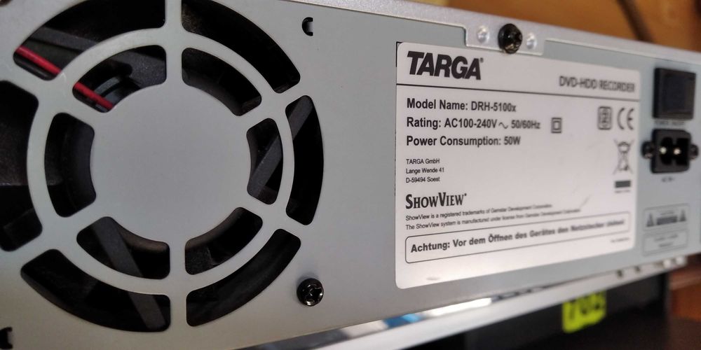 Targa DRH-5100x DVD recorder