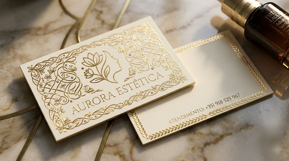 Design gráfico cartões de visita e papelaria e logotipos