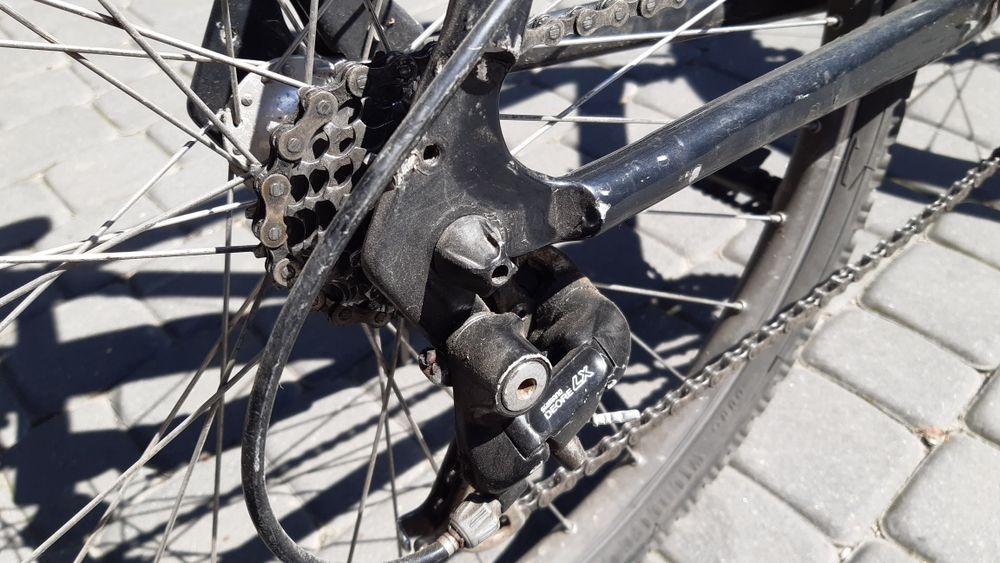Rower CANIEL aluminium bardzo lekki, części SHIMANO, SHOGUN koła 26,