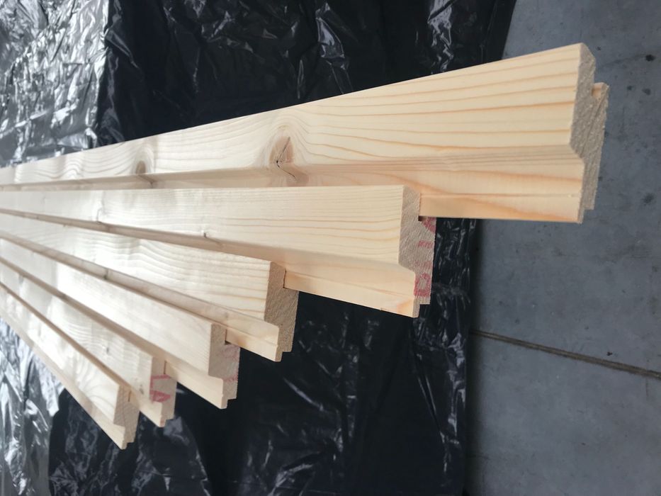 Deska Romb 28x70, elewacja, świerk skandynawski