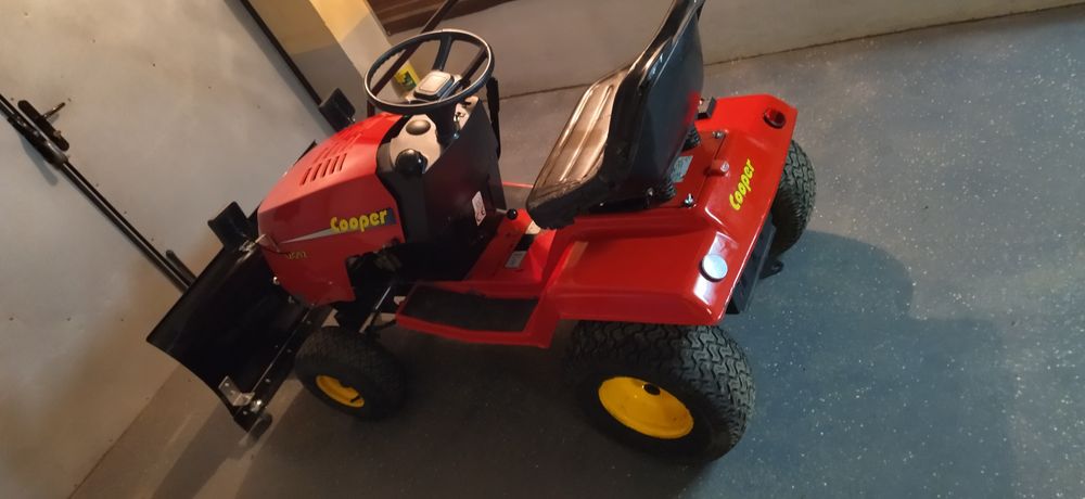 Traktorek kosiarka Cooper +pług śnieżny