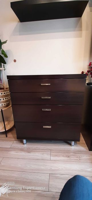 Komoda z szyfladami 77x40x90 - antracyt