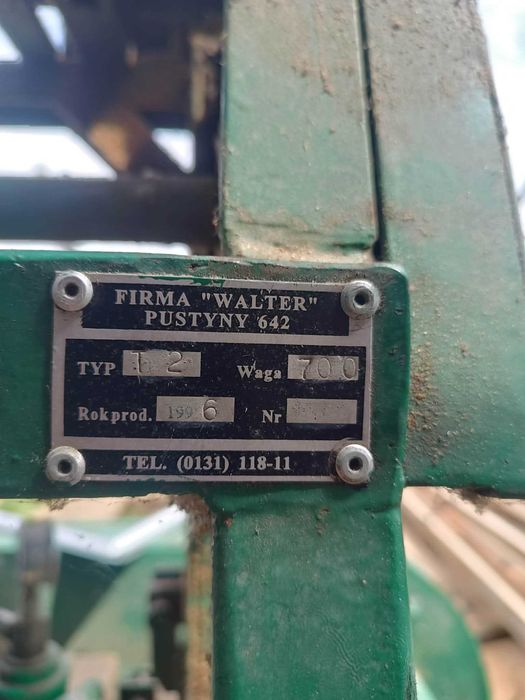 Tartak Walter Pustynny 642 T2 + 12 m torowisko, rok 1996