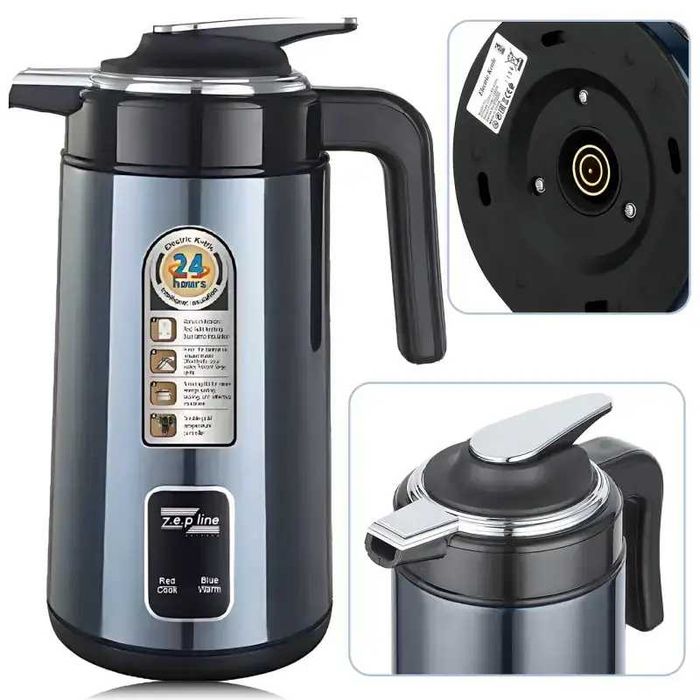 термос-чайник 3л 2200Вт + база Top Kitchen TK 00226 Червоний  Термопот