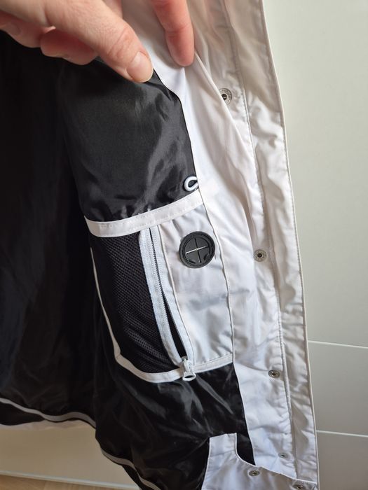 Kurtka narciarska damska M biała szara pudrowa czarna