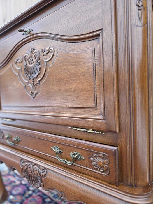 Barek Chippendale drewniany rzeźbiony #2440 Stylowy Węgrów