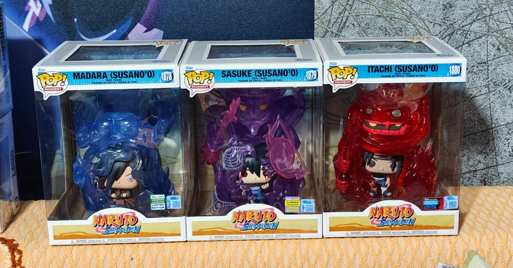 Funko Pop Naruto Susanoo Sasuke, Itachi, Madara lot