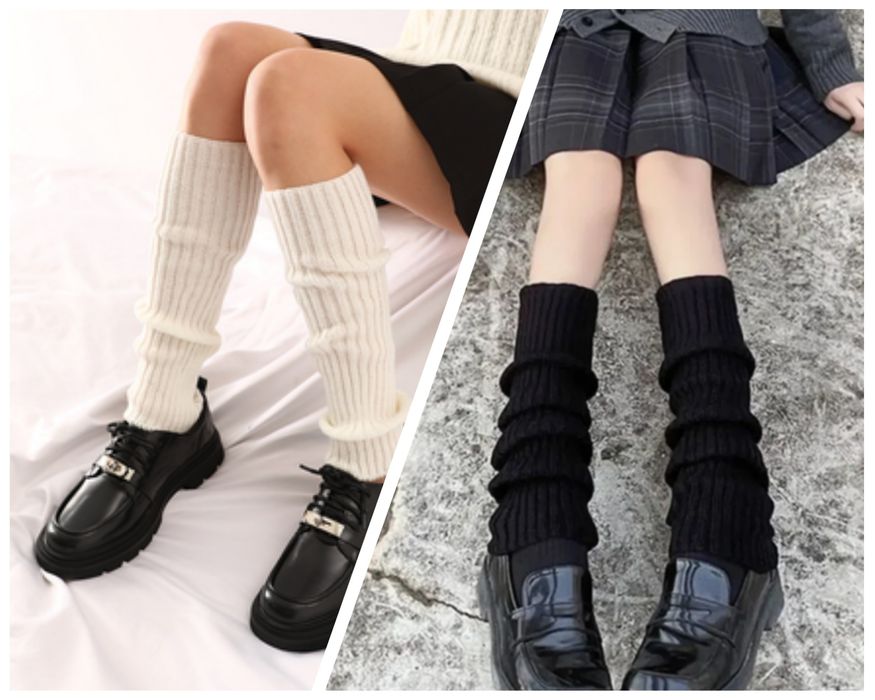 Гетри   жіночі в'язані з вовни альпаки, довгі