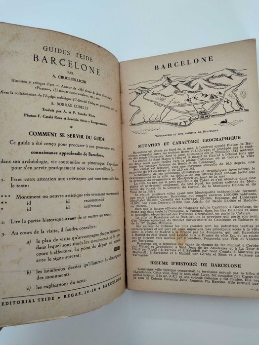 Barcelone - Guide 'Teide' (A. Cirici Pellicer)