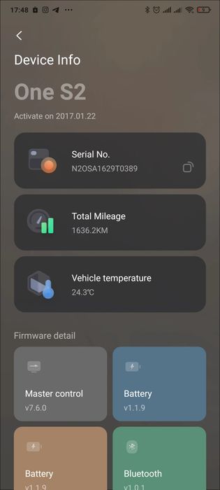 Прошитий Ninebot One S2 30 км/год (inmotion, v3, v5, v5f, s1, e+ a1 c+