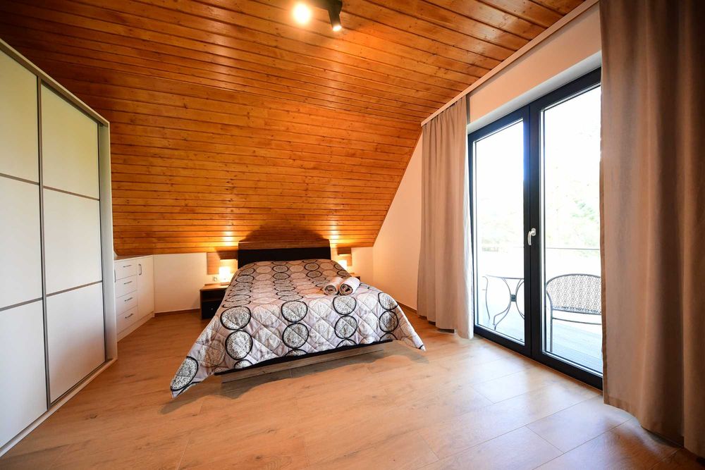 Wynajmę  domki  całoroczne z sauną nad Jeziorem