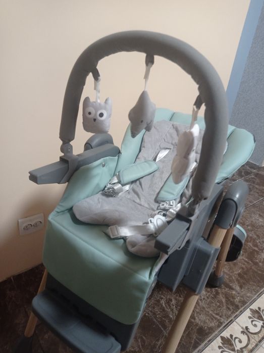 Стільчик для годування El Camino Craft ME 1115-W Mint.