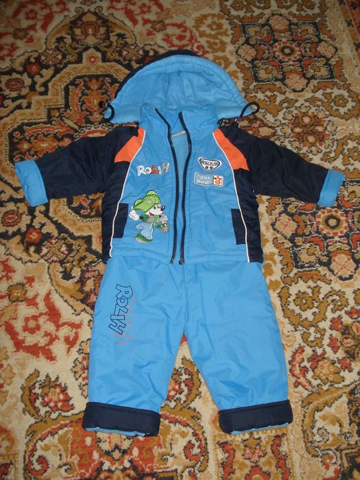 Костюм демисезонный, курточка, комбинезон, полукомбинезон