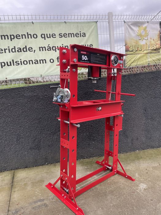 Prensa hidraulica 50 ton. com manometro
