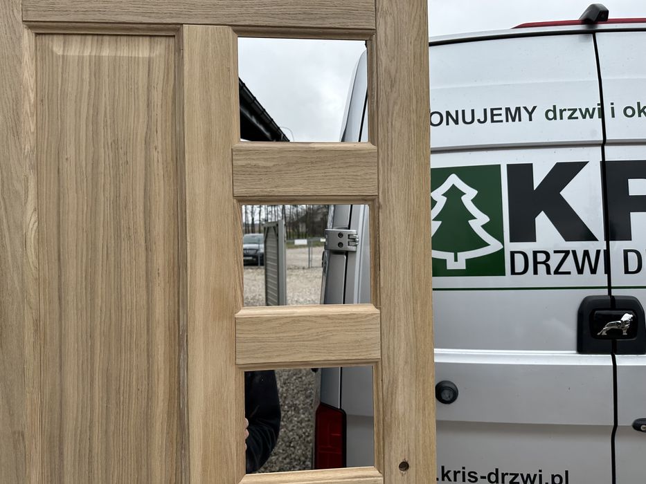 Drzwi drewniane dębowe OD RĘKI Cała Polska NA KAŻDY WYMIAR