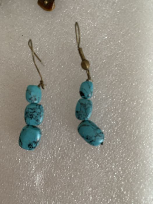 Серьги с натуральным камнем