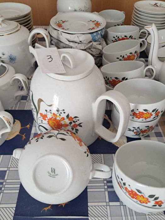 Serviço de chá, vista alegre. N