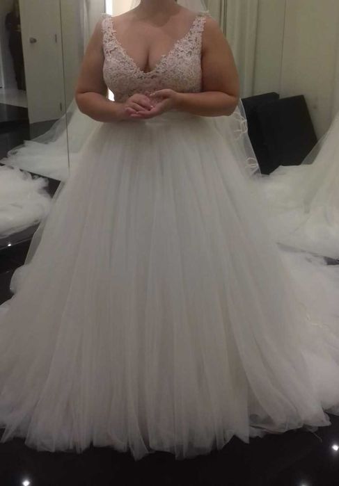 Vestido noiva Rosa Clara