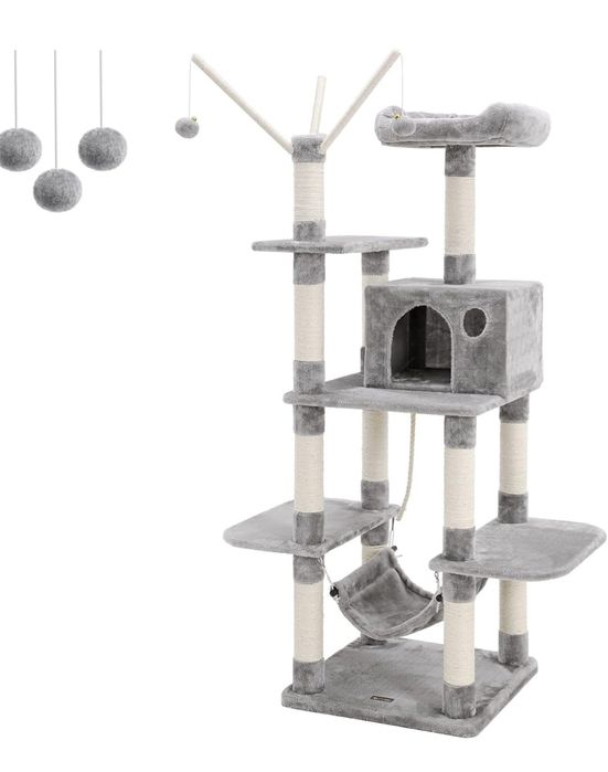 Drapak dla kota wysoki solidny 154 cm