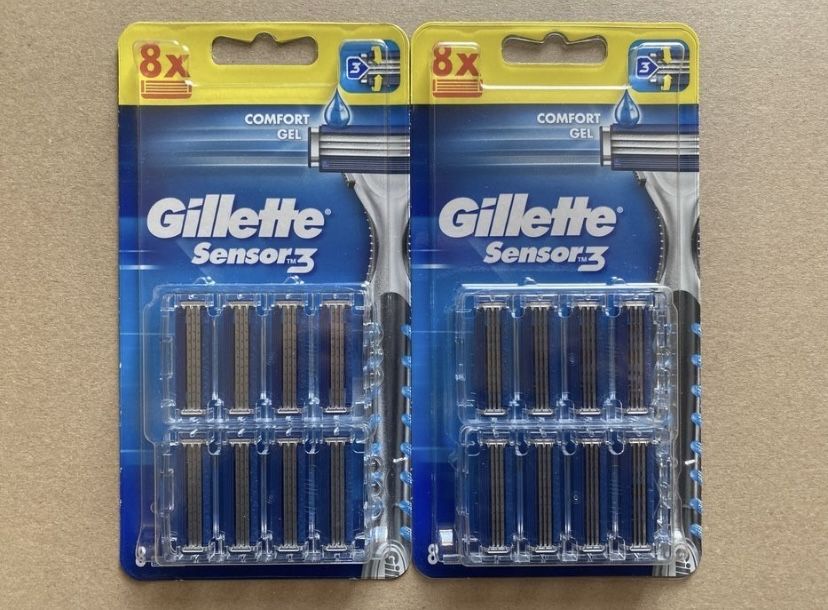 16x Zapasy maszynki do golenia Gillette Sensor 3 Okazja