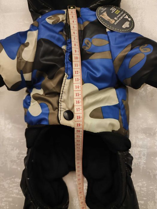 Casaco Impermeável para Cão, M - novo