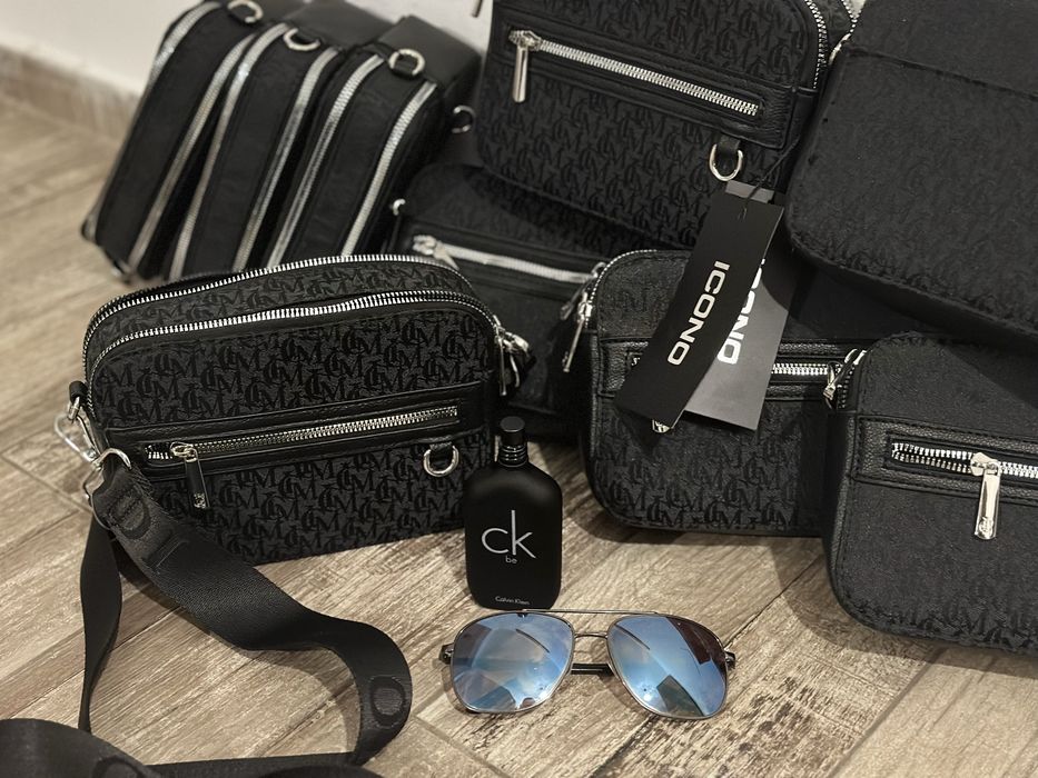 Оригінальна сумка Icono унісекс з еко-шкіри 550 грн Guess Gucci