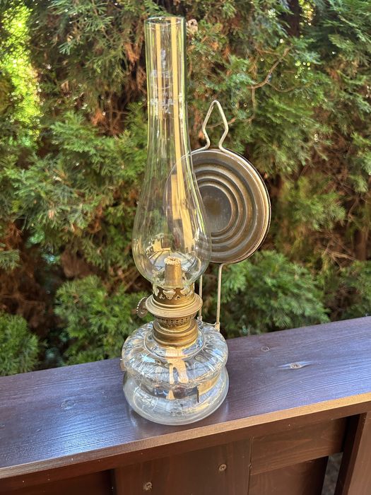 Stara lampa naftowa wys 34 cm,31cm,34cm