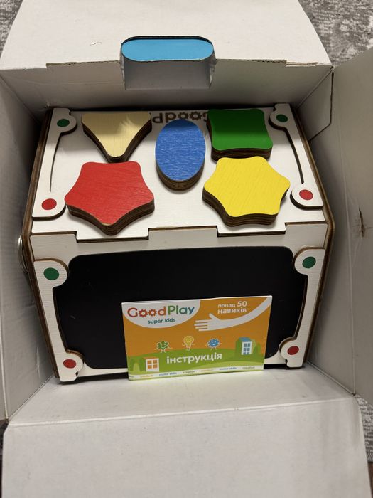 Бізікуб з підсвіткою,бізідом Good Play