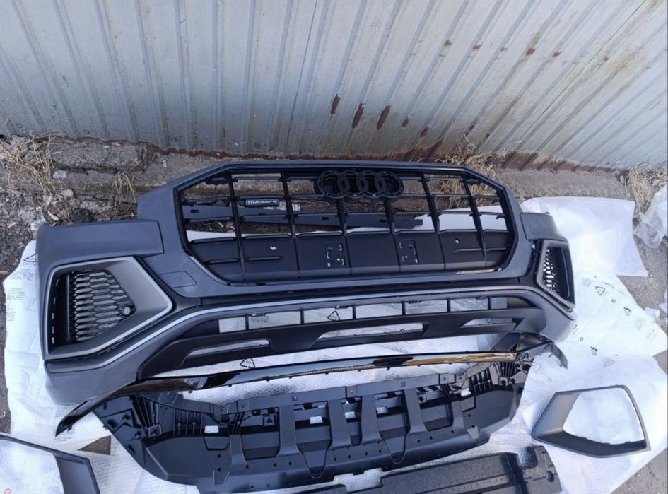 Бампер Audi Q8 Sline бампер audi q8 решетка ауди ку8
