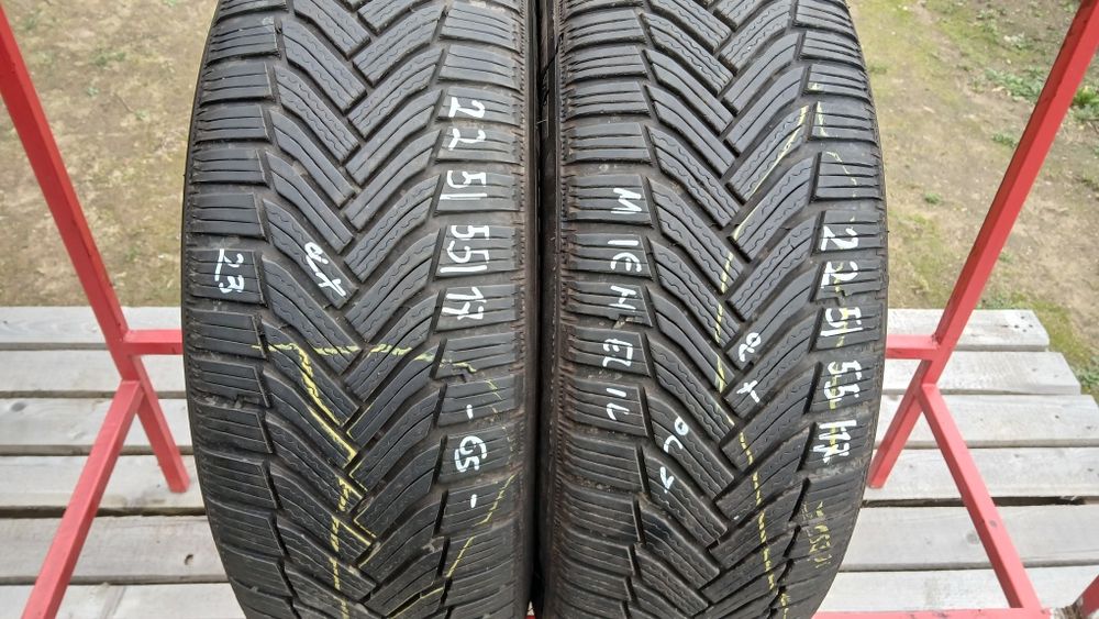 Opony Wielosezonowe-Całoroczne 225/55/17.MICHELIN.Rok 2023.Adres-ZALESIANY 33 A-przy rondzie(niebieskie banery)PISEMNA GWARANCJA