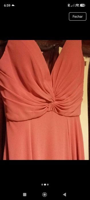 Vestido comprido de mulher