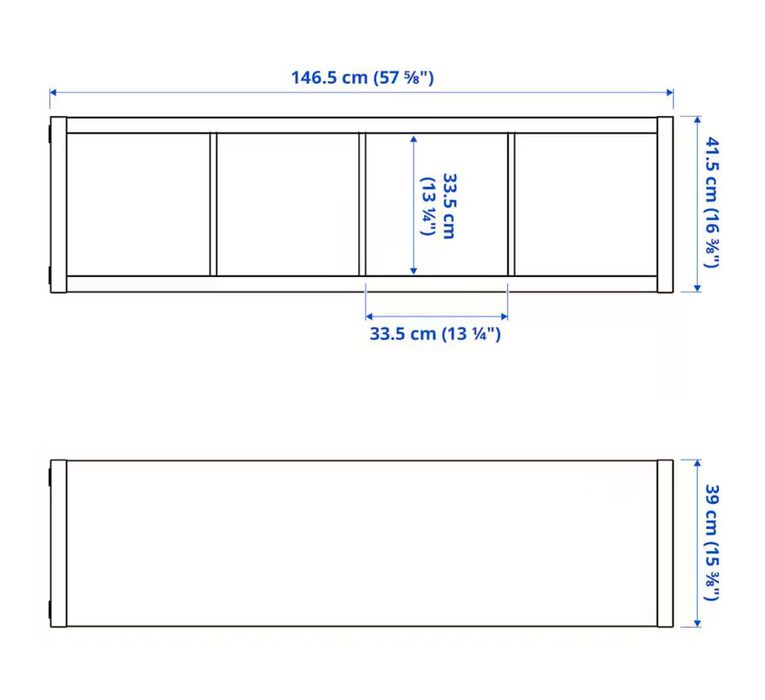 Estante horizontal ou vertical Kallax