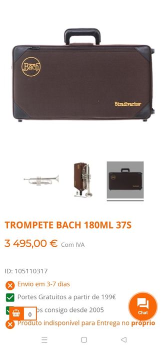 Trompete Bach 180ML 37S