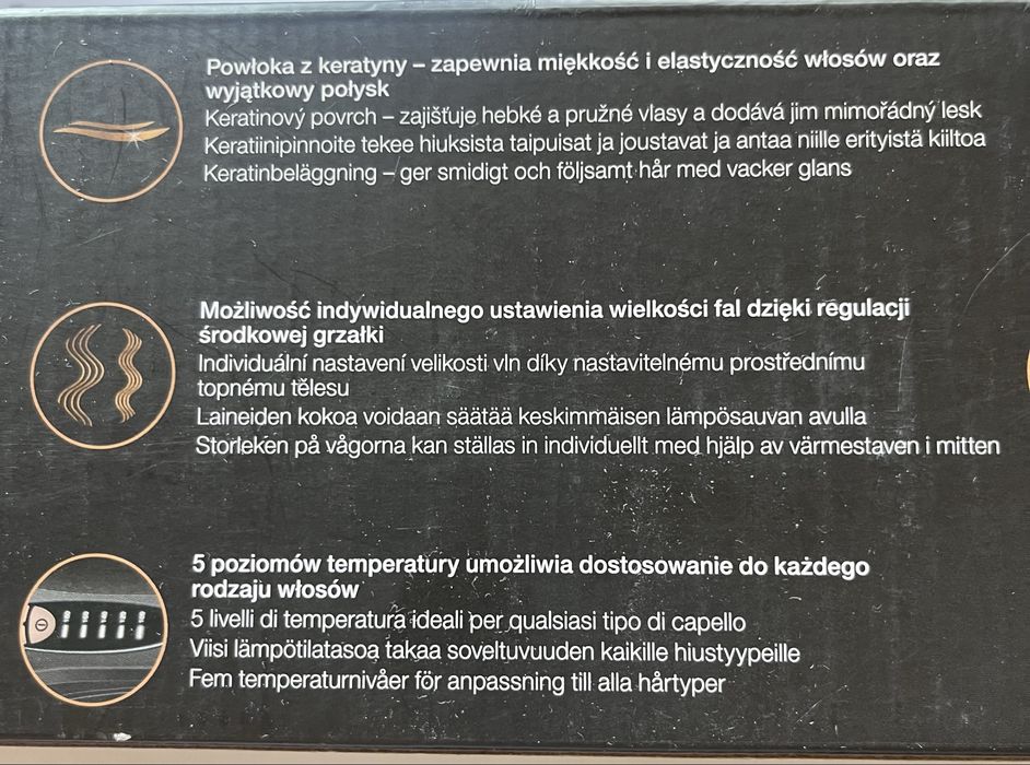 Falownica z powłoką ceramiczno-keratynową