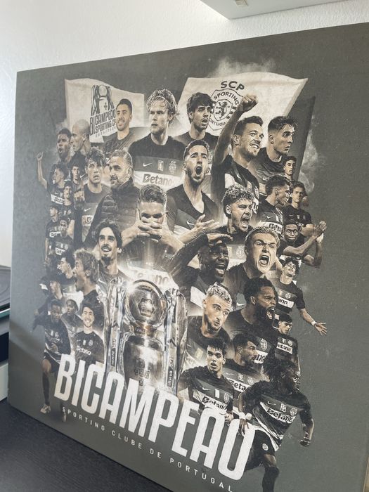 Azulejo único do Sporting Bicampeão