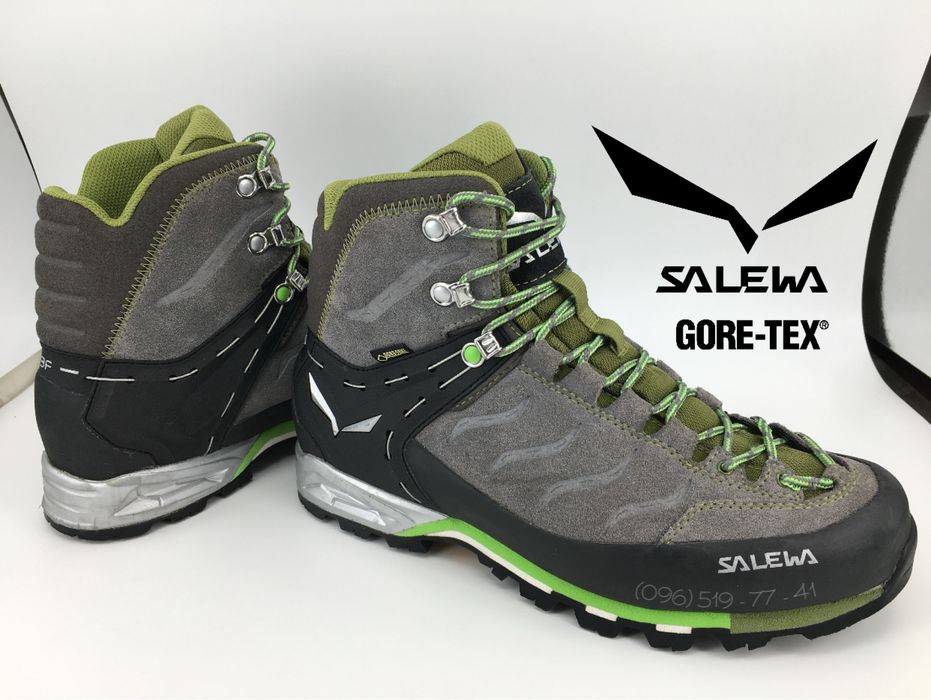 Детские кожаные ботинки Salewa Trainer GTX Gore-Tex 40 1/2 оригинал