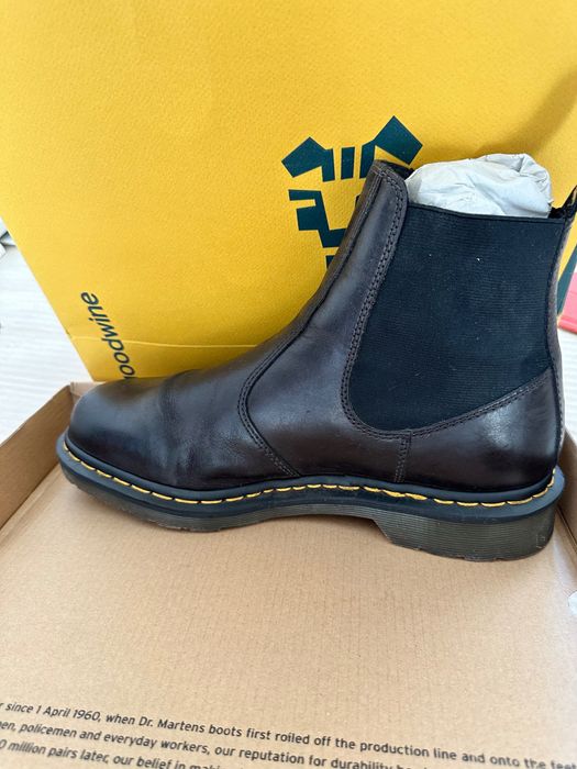 dr Martens полусапоги челси кожанные