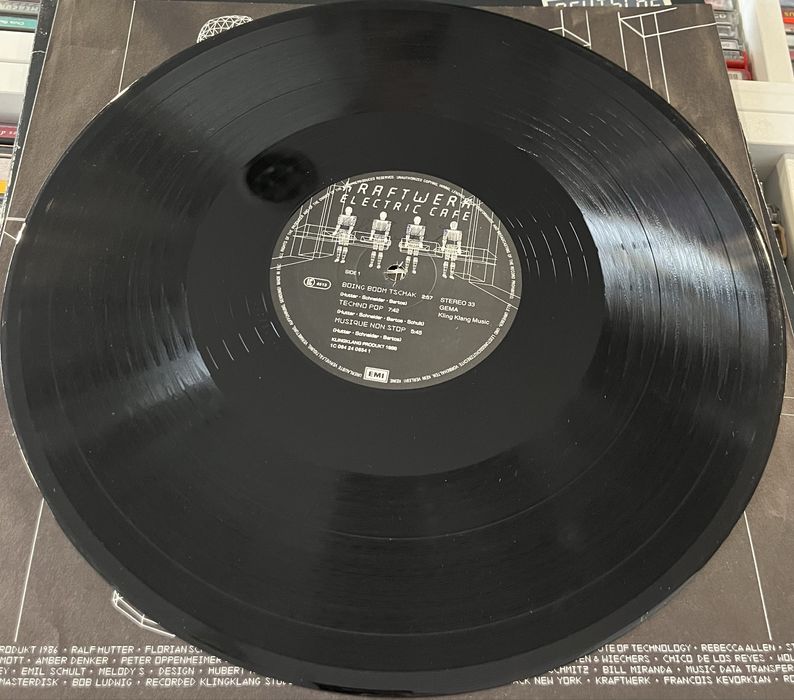 Kraftwerk - Electric Cafe (Winyl, Germany, 1986, VG+, Gatefold, LP)