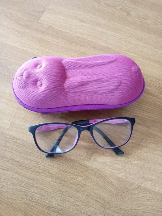 Oprawki okularów dla dziewczynki z etui