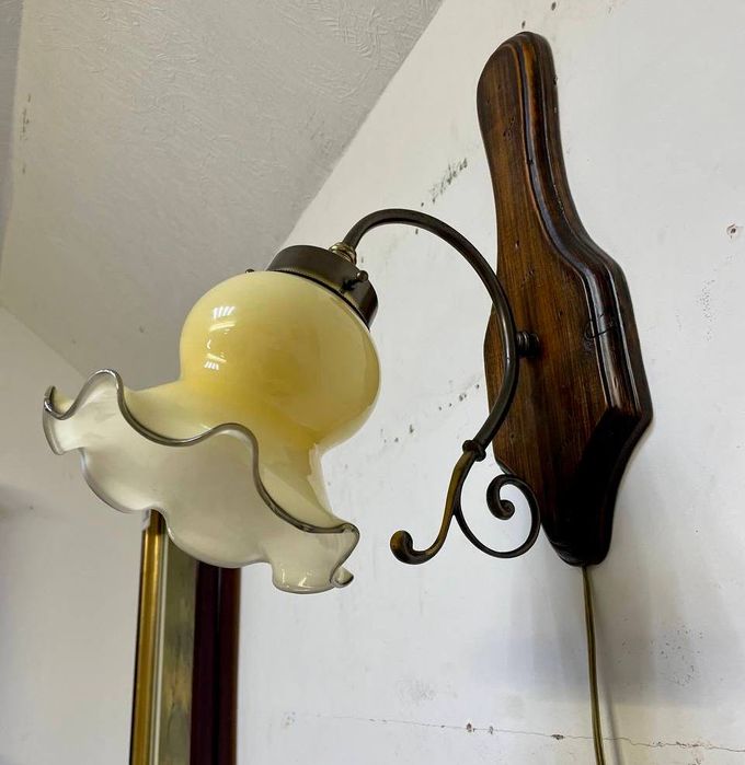 Світильник дерево бронза бра светильник 5939