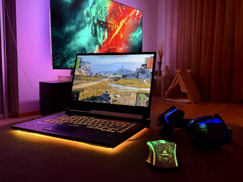 ЗСУ Скидка! Мощный игровой ноутбук Asus Rog Strix с полным комплектом