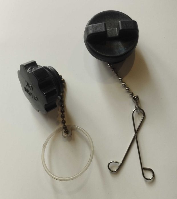 Conjunto tampa combustível e óleo, motosserra