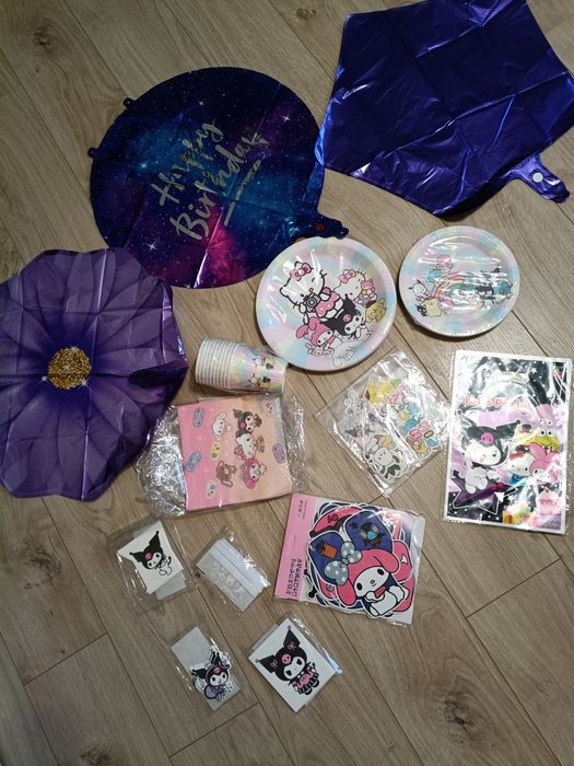 Zestaw na 9 urodziny Zuzi z Kuromi Sanrio