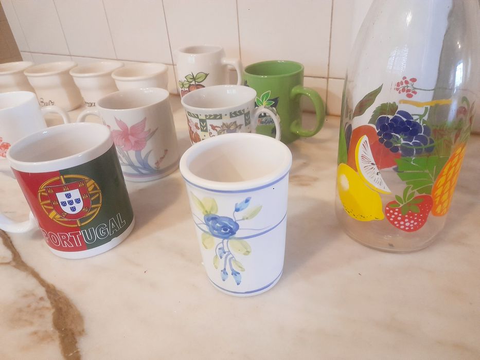 Conjunto de Loiça Utilitária Decorativa