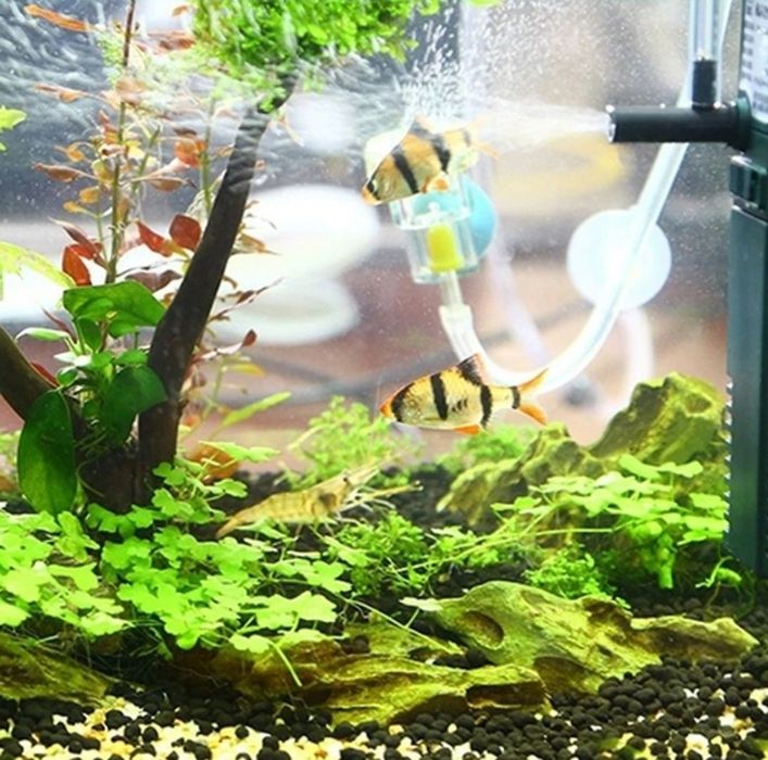 Nowy  Filtr wewnętrzny 600l/h do akwarium 40-120l

Posiada 2