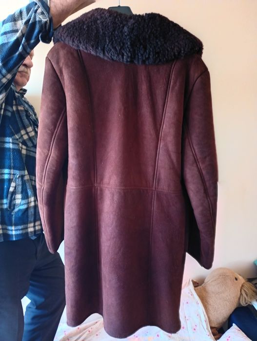 Męski kożuch zimowy