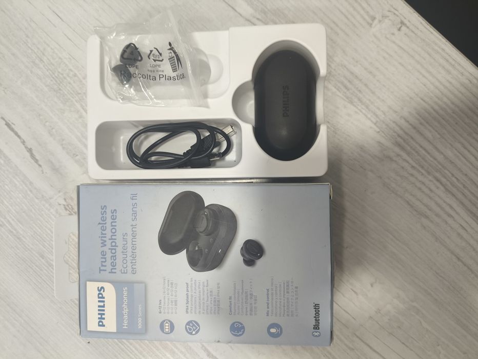 Навушники Philips TAT1215 TWS (TAT1215BK/10) Black