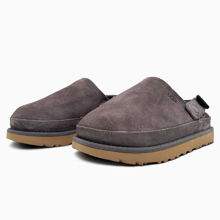 Уггі UGG Goldenstar Clog Grey premium БЕЗ ХУТРА осінні угги клоги